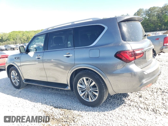 2018 Infiniti QX80 z VIN JN8AZ2NC7J9440940, wystawiony jako Copart lot #53384735 z przebiegiem 57 875 mil mil oraz Czysty tytuł • Clean title. Historia ofert i sprzedaży dostępna na DreamBid. Obrazek 2.