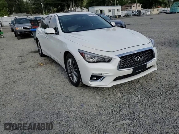 2019 Infiniti Q50 Luxe с VIN JN1EV7AR0KM592625, выставлен на аукционе Copart как лот 57175775 с пробегом 57 239 миль миль и Списание • Salvage title. История ставок и продаж доступна на DreamBid. Изображение 13.