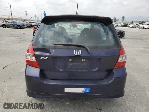 2008 Honda Fit Sport with VIN JHMGD38648S073061, listed as a Copart auction lot 54595955 with 110,985 mi miles and Clean Title. Bid and sale history available at carsss.com. Image 6.