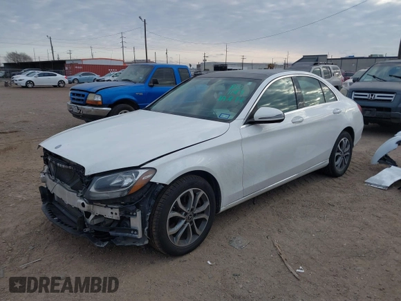 2017 Mercedes-Benz C 300 with VIN 55SWF4KB1HU230253, listed as a IAAI auction lot 41621762 with 138,299 mi miles and . Bid and sale history available at carsss.com. Image 18.