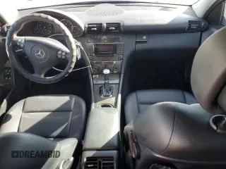 2007 Mercedes-Benz C 230 Sport with VIN WDBRF52H57F920704, listed as a Copart auction lot 41866955 with 93,551 mi miles and Salvage title. Bid and sale history available at DreamBid. Image 8.