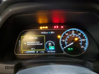 2023 Nissan LEAF SV Plus with VIN 1N4CZ1CV1PC556011, listed as a Copart auction lot 43419485 with 15,173 mi miles and Salvage Title. Bid and sale history available at DreamBid. Image 9.