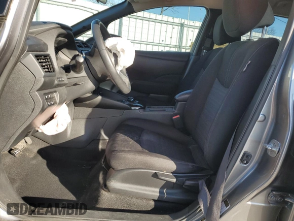 2022 Nissan LEAF SV with VIN 1N4AZ1CV8NC555264, listed as a Copart auction lot 45670885 with 27,089 mi miles and Salvage Title. Bid and sale history available at DreamBid. Image 7.