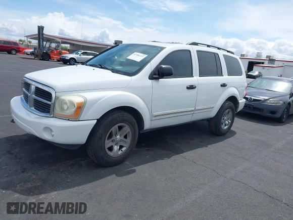 2004 Dodge Durango Limited with VIN 1D8HB58D74F220113, listed as a IAAI auction lot 41906221 with 191,576 mi miles and . Bid and sale history available at DreamBid. Image 2.