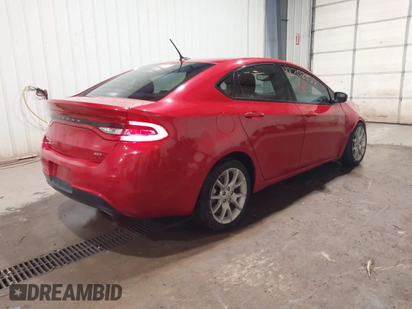 2013 Dodge Dart SXT z VIN 1C3CDFBA4DD289364, wystawiony jako IAAI lot #42202952 z przebiegiem 104 386 mil mil oraz . Historia ofert i sprzedaży dostępna na DreamBid. Obrazek 4.