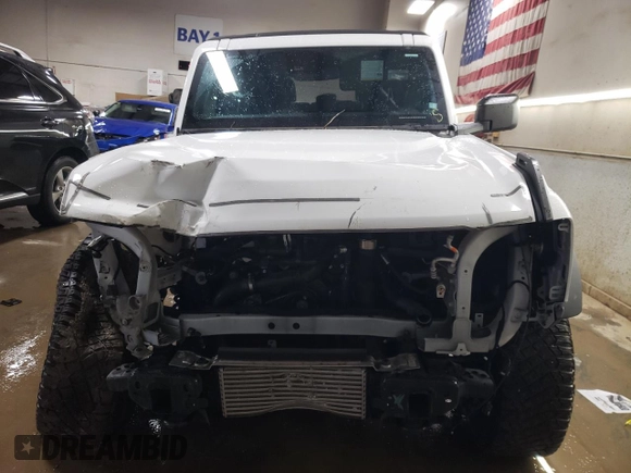 2021 Ford Bronco with VIN 1FMEE5DP2MLA96905, listed as a Copart auction lot 87000214 with 46,821 mi miles and Salvage Title. Bid and sale history available at DreamBid. Image 5.