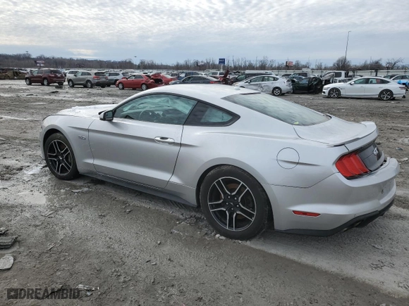 2018 Ford Mustang GT with VIN 1FA6P8CF3J5117621, listed as a Copart auction lot 44702675 with 129,705 mi miles and Salvage Title. Bid and sale history available at carsss.com. Image 2.
