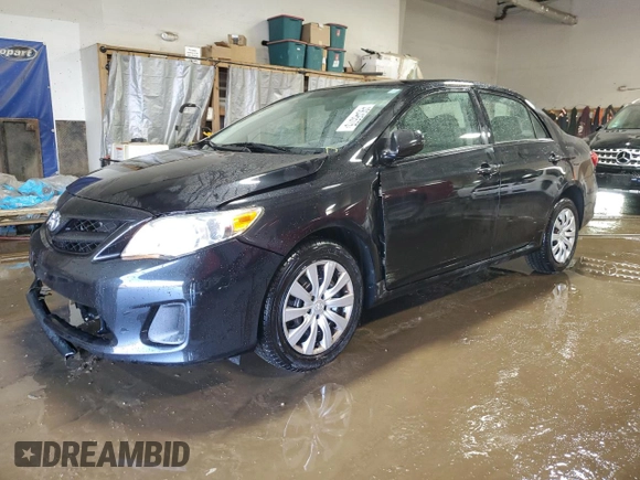 2012 Toyota Corolla L with VIN 5YFBU4EE4CP005401, listed as a Copart auction lot 49046575 with 98,656 mi miles and Salvage Title. Bid and sale history available at carsss.com. Image 1.