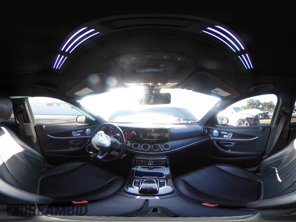 2017 Mercedes-Benz E 300 Luxury with VIN WDDZF4JB3HA016671, listed as a Copart auction lot 56997645 with 50,847 mi miles and Salvage title. Bid and sale history available at DreamBid. Image 14.