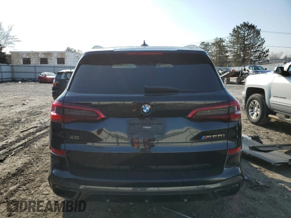 2020 BMW X5 M50i with VIN 5UXJU4C0XLLE46091, listed as a Copart auction lot 44954093 with 39,468 mi miles. Bid and sale history available at carsss.com. Image 6.