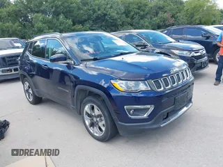 2021 Jeep Compass Limited with VIN 3C4NJDCB0MT586828, listed as a IAAI auction lot 42588550 with 82,773 mi miles and . Bid and sale history available at DreamBid. Image 1.