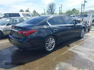 2018 Infiniti Q50 3.0t LUXE with VIN JN1EV7AP2JM351176, listed as a IAAI auction lot 41837214 with 125,535 mi miles. Bid and sale history available at carsss.com. Image 4.