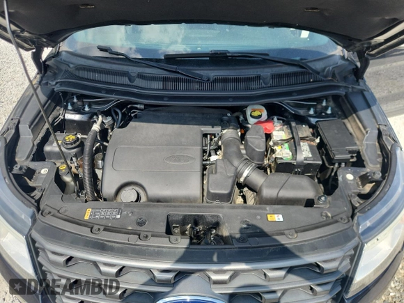 2017 Ford Explorer XLT with VIN 1FM5K7D89HGE10223, listed as a Copart auction lot 62534275 with 144,394 mi miles and Salvage title. Bid and sale history available at DreamBid. Image 12.
