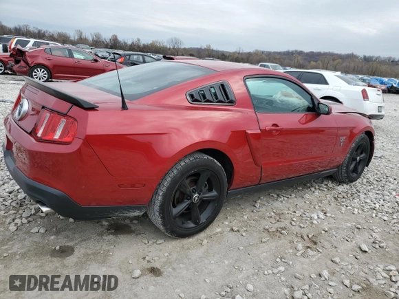 2010 Ford Mustang GT with VIN 1ZVBP8CH1A5124090, listed as a Copart auction lot 81806634 with 69,133 mi miles and Salvage title. Bid and sale history available at DreamBid. Image 3.