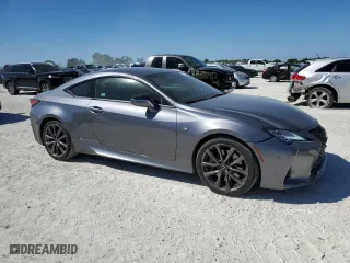 2019 Lexus RC with VIN JTHHZ5BC9K5019549, listed as a Copart auction lot 45894863 with 46634 miles. Bid and sale history available at carsss.com. Image 4.