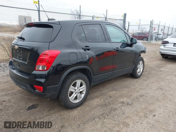 2022 Chevrolet Trax LS with VIN KL7CJNSM0NB509876, listed as a IAAI auction lot 41503835 with 12,782 mi miles. Bid and sale history available at carsss.com. Image 4.