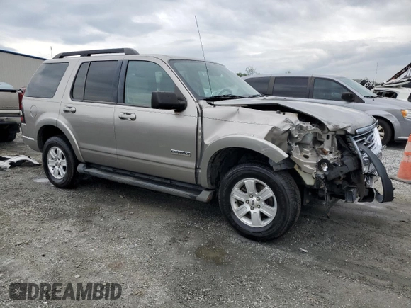 2008 Ford Explorer XLT with VIN 1FMEU63E28UA54212, listed as a Copart auction lot 56124425 with 244,934 mi miles and Salvage title. Bid and sale history available at DreamBid. Image 4.