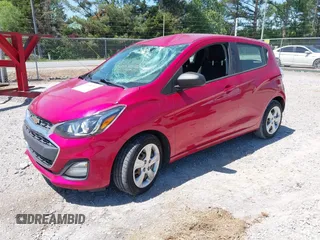 2020 Chevrolet Spark LS with VIN KL8CB6SAXLC418092, listed as a IAAI auction lot 42054747 with 42,295 mi miles and . Bid and sale history available at DreamBid. Image 2.
