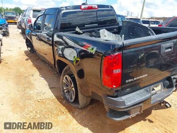 2022 Chevrolet Colorado 4WD Z71 z VIN 1GCGTDEN5N1327500, wystawiony jako IAAI lot #42265450 z przebiegiem 48 680 mil mil oraz . Historia ofert i sprzedaży dostępna na DreamBid. Obrazek 3.