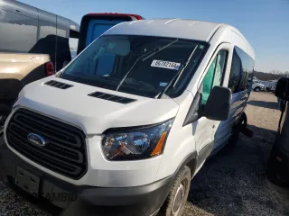 2019 Ford Transit Passenger XL with VIN 1FBAX2CM6KKA28228, listed as a Copart auction lot 86782144 with 36,224 mi miles and Salvage Title. Bid and sale history available at carsss.com. Image 1.