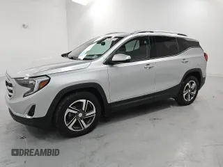 2021 GMC Terrain SLT with VIN 3GKALVEV1ML306280, listed as a Copart auction lot 48981685 with 109,119 mi miles and Clean Title. Bid and sale history available at carsss.com. Image 1.