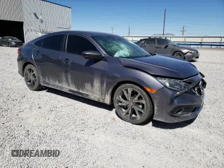 2020 Honda Civic Sedan Sport with VIN 19XFC2F81LE001535, listed as a Copart auction lot 49514835 with 86,974 mi miles and Salvage Title. Bid and sale history available at carsss.com. Image 4.