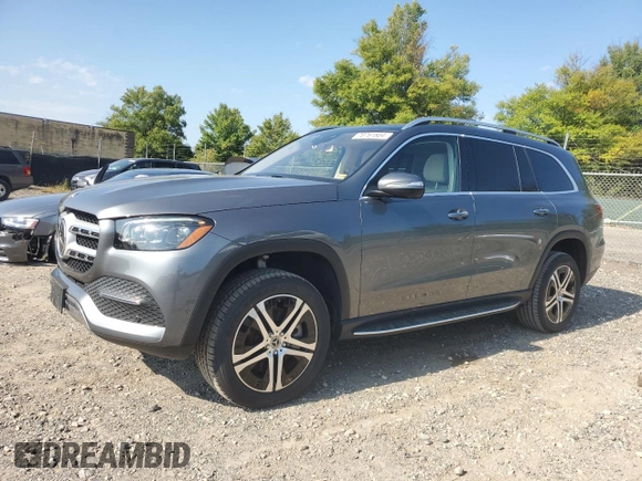 2020 Mercedes-Benz GLS 450 with VIN 4JGFF5KE3LA132145, listed as a Copart auction lot 70761804 with 61,485 mi miles and Salvage Title. Bid and sale history available at DreamBid. Image 1.