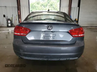 2012 Volkswagen Passat SE with VIN 1VWBH7A39CC102416, listed as a Copart auction lot 61557405 with 170,034 mi miles and Salvage title. Bid and sale history available at DreamBid. Image 6.