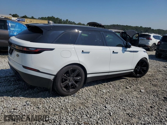 2021 Land Rover Range Rover Velar S with VIN SALYJ2EU0MA299702, listed as a Copart auction lot 72636854 with 57,246 mi miles and Salvage title. Bid and sale history available at DreamBid. Image 3.