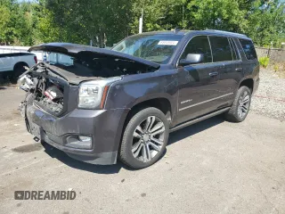 2018 GMC Yukon Denali with VIN 1GKS2CKJ7JR179097, listed as a Copart auction lot 65645904 with 0 mi miles and Salvage Title. Bid and sale history available at carsss.com. Image 1.
