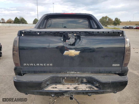2007 Chevrolet Avalanche LTZ with VIN 3GNFK123X7G234726, listed as a Copart auction lot 76825204 with 0 mi miles and Salvage Title. Bid and sale history available at carsss.com. Image 6.