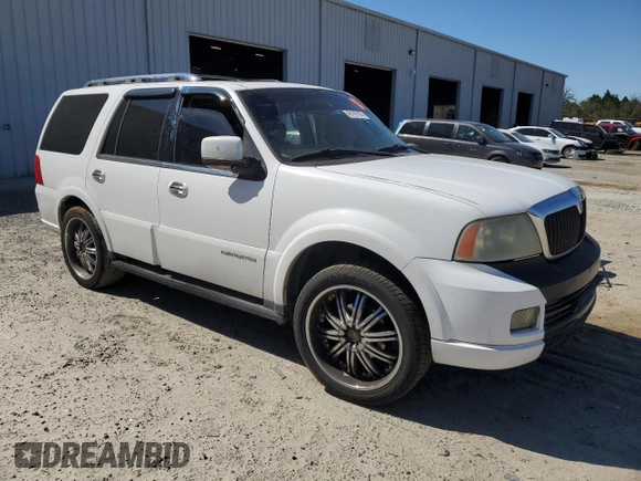 2006 Lincoln Navigator Luxury with VIN 5LMFU27596LJ21685, listed as a Copart auction lot 48166185 with 0 mi miles and Salvage Title. Bid and sale history available at carsss.com. Image 4.