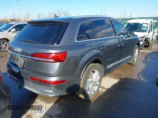 2021 Audi Q7 Premium with VIN WA1AJAF79MD029047, listed as a IAAI auction lot 41667083 with 1 mi miles. Bid and sale history available at carsss.com. Image 4.