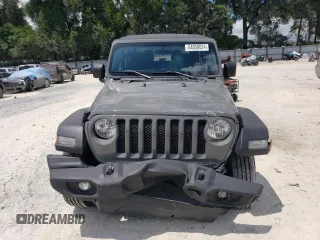 2020 Jeep Wrangler Sport with VIN 1C4GJXAG7LW143240, listed as a Copart auction lot 64058024 with 35,737 mi miles and Salvage title. Bid and sale history available at DreamBid. Image 5.
