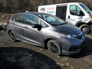 2018 Honda Fit Sport with VIN 3HGGK5H63JM727275, listed as a Copart auction lot 47428985 with 77,746 mi miles and Salvage Title. Bid and sale history available at carsss.com. Image 4.