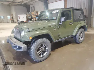 2016 Jeep Wrangler Sahara with VIN 1C4AJWBG5GL221617, listed as a Copart auction lot 48805755 with 70,883 mi miles and Salvage title. Bid and sale history available at DreamBid. Image 1.