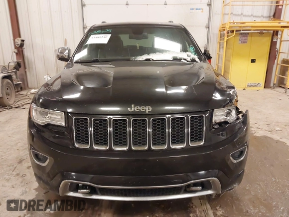 2015 Jeep Grand Cherokee Overland with VIN 1C4RJFCT7FC612930, listed as a IAAI auction lot 41485240 with 189,564 mi miles. Bid and sale history available at carsss.com. Image 12.