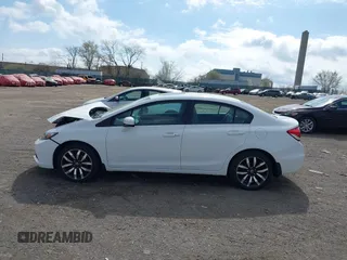 2015 Honda Civic Sedan EX-L with VIN 19XFB2F9XFE220171, listed as a IAAI auction lot 41904589 with 114,276 mi miles. Bid and sale history available at carsss.com. Image 15.