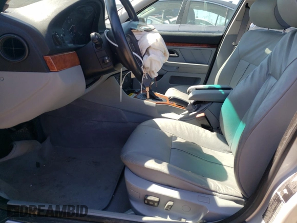 2002 BMW 5 Series 530iA with VIN WBADT63482CH99957, listed as a Copart auction lot 58257424 with 156,747 mi miles and Salvage Title. Bid and sale history available at carsss.com. Image 7.
