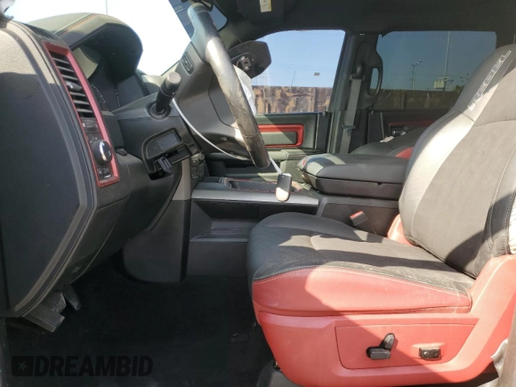 2018 Ram 1500 Rebel with VIN 1C6RR7YT7JS235965, listed as a Copart auction lot 45321275 with 61,485 mi miles and Salvage Title. Bid and sale history available at carsss.com. Image 7.