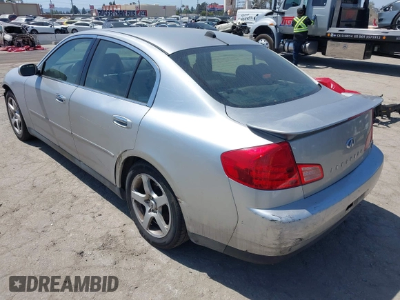 2003 Infiniti G35 z VIN JNKCV51E83M313850, wystawiony jako IAAI lot #42086580 z przebiegiem 91 822 mil mil oraz . Historia ofert i sprzedaży dostępna na DreamBid. Obrazek 3.