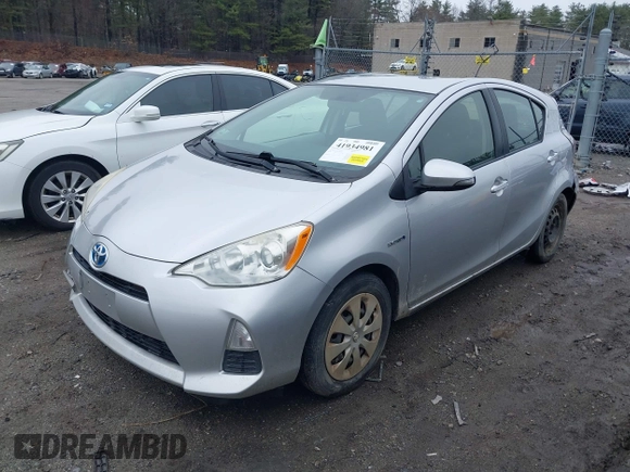2012 Toyota Prius One with VIN JTDKDTB32C1506109, listed as a IAAI auction lot 41934981 with 276,982 mi miles. Bid and sale history available at carsss.com. Image 18.