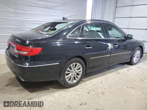 2011 Hyundai Azera Limited with VIN KMHFC4DF1BA544460, listed as a Copart auction lot 48556125 with 148,693 mi miles and Salvage Title. Bid and sale history available at DreamBid. Image 3.