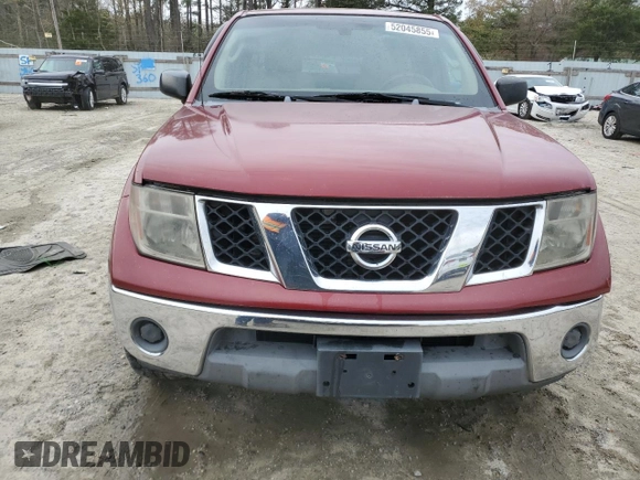 2006 Nissan Frontier SE with VIN 1N6AD06U76C466659, listed as a Copart auction lot 52045855 with 218,985 mi miles and Salvage title. Bid and sale history available at DreamBid. Image 5.