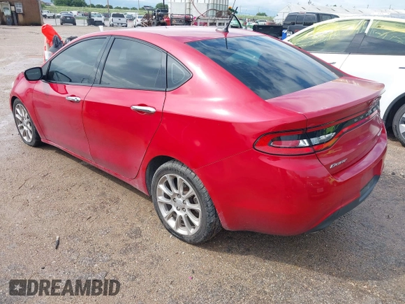 2013 Dodge Dart Limited with VIN 1C3CDFCH0DD293164, listed as a IAAI auction lot 42117390 with 185,653 mi miles. Bid and sale history available at carsss.com. Image 3.