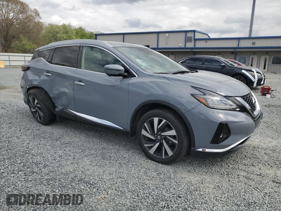 2022 Nissan Murano SL with VIN 5N1AZ2CJ1NC108624, listed as a Copart auction lot 49887465 with 29,733 mi miles and Salvage Title. Bid and sale history available at carsss.com. Image 4.