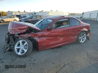 2009 BMW 1 Series 135i with VIN WBAUC73509VK95641, listed as a Copart auction lot 77600474 with Not Provided miles and Salvage Title. Bid and sale history available at carsss.com. Image 1.