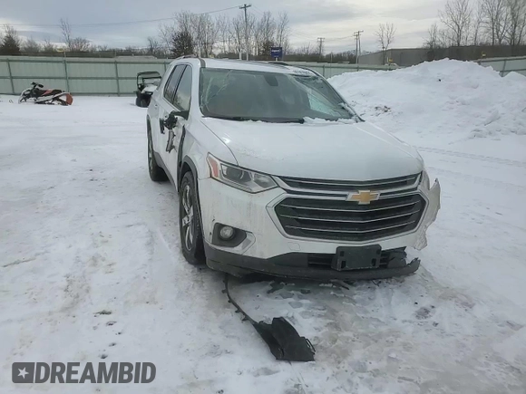 2018 Chevrolet Traverse LT Leather with VIN 1GNEVHKW7JJ203476, listed as a Copart auction lot 46107065 with 107,842 mi miles and Salvage Title. Bid and sale history available at carsss.com. Image 11.