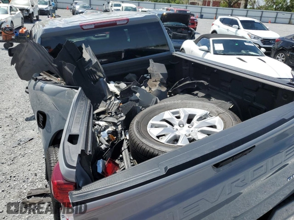 2024 Chevrolet Silverado 1500 Custom with VIN 3GCPABEK9RG126822, listed as a Copart auction lot 51183435 with Not Provided miles and Non Repairable. Bid and sale history available at DreamBid. Image 12.