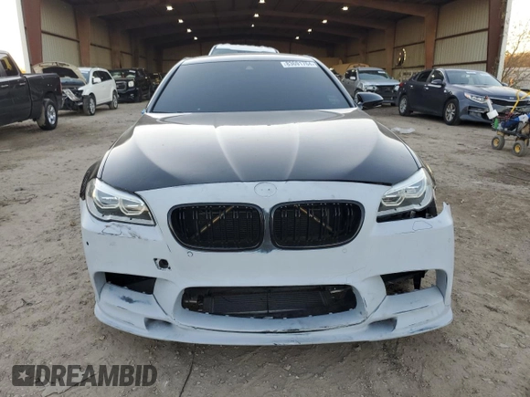 2016 BMW M5 with VIN WBSFV9C53GG343578, listed as a Copart auction lot 83691764 with 78,455 mi miles and Salvage Title. Bid and sale history available at carsss.com. Image 5.